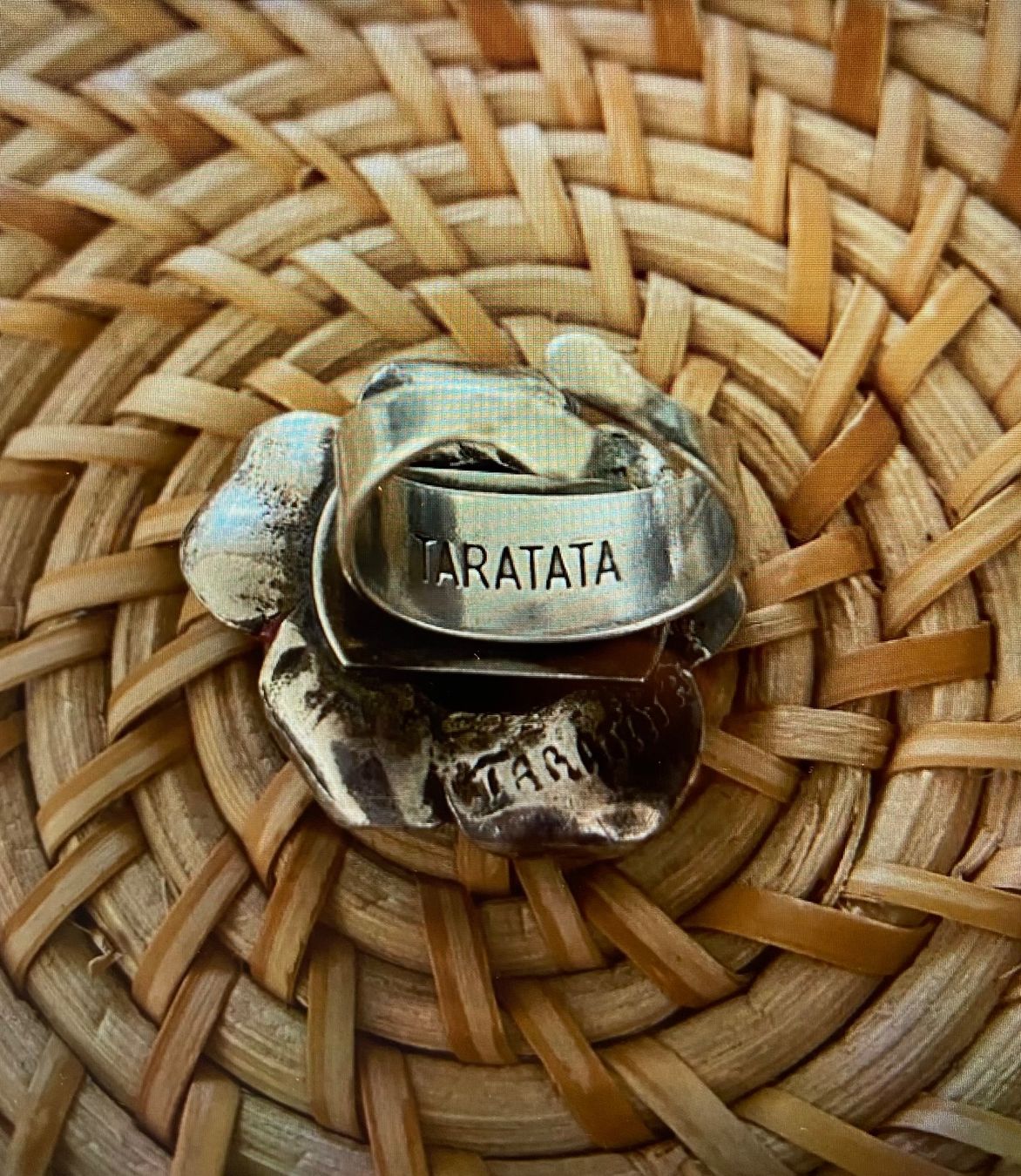 Anelli: TARATATA Bague fleur taille réglable émail acier inoxydable – Nuovo (secondo la descrizione) da Genève venduto da kik_8jd6 4