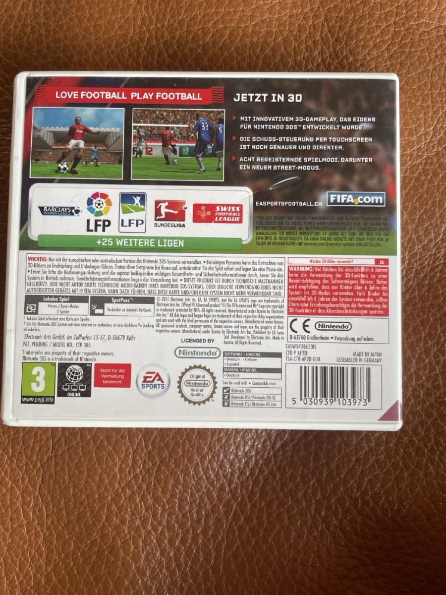 Nintendo Spiele: FIFA 12, Nintendo DS – Gebraucht aus Freidorf TG von ibipatria 1