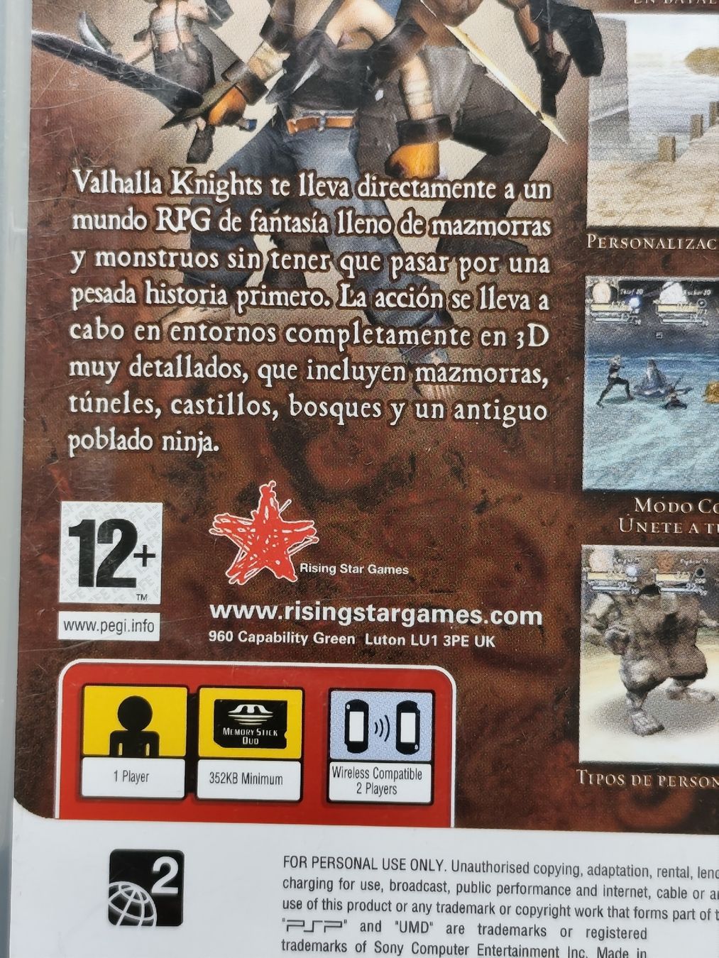 Sony Giochi: Valhalla Knights jeu PSP avec notice RPG – Usato da Moléson-s-Gruyères venduto da Greg2707 2