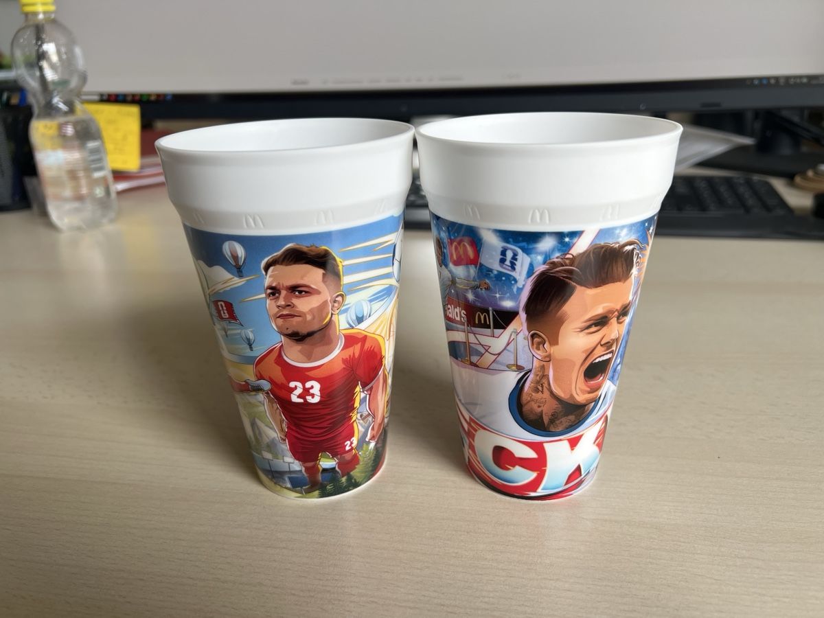 Mc Donald's Verres: McDonald‘s WM Becher – Neuf (Voir description) à Büron par the_k2dl