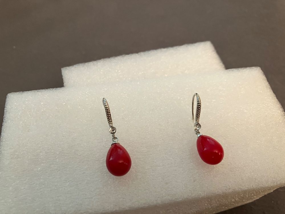 Yumilok Damen Schmuckset – Halskette & Ohrstecker Aus 925 Sterling Silber Mit Rose & Unendlichkeit