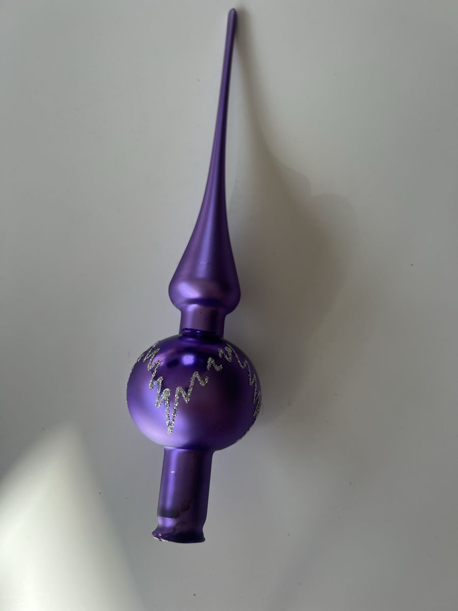 Tutte le decorazioni: Violett Weihnachts Baumspitze  – Usato da Uerikon venduto da Saffagirl 6