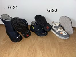 Kinderwinter schuhe Gr. 30 und 31 gemischt