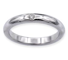 Tiffany & Co. 950 Platin Bandring Diamant