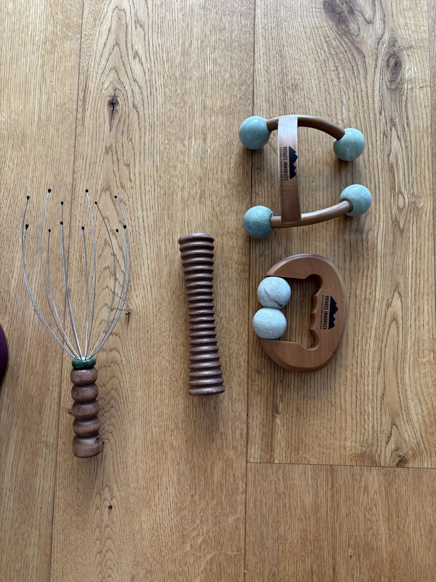 Dispositivi per massaggi: Massage-Set Kopf-Fuss Neu – Nuovo (secondo la descrizione) da Baar venduto da fra_frr7