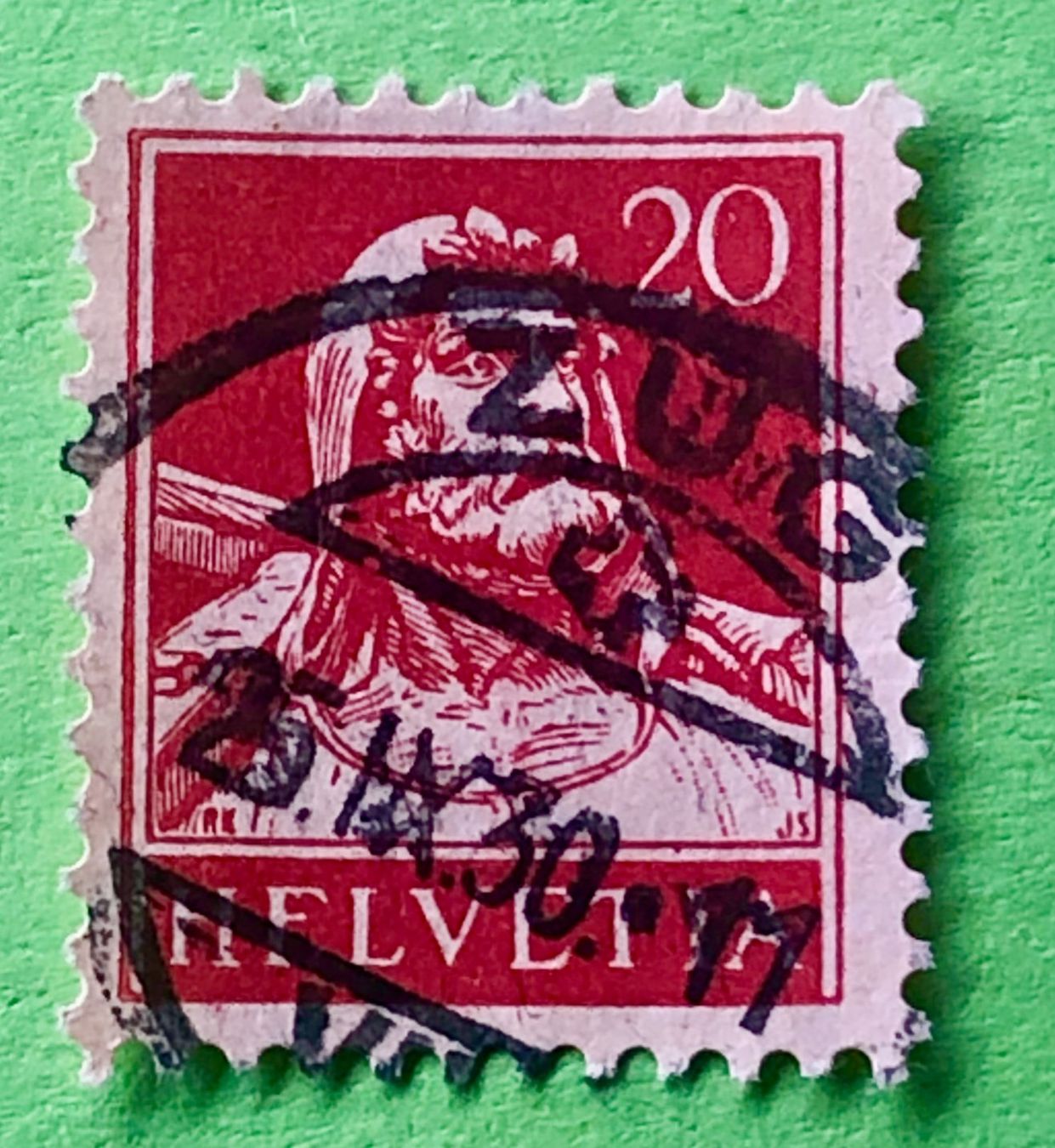 Tutti i francobolli: Nr.174  Wilhelm Tell GESTEMPELT     – Usato da Aarau venduto da Billa007