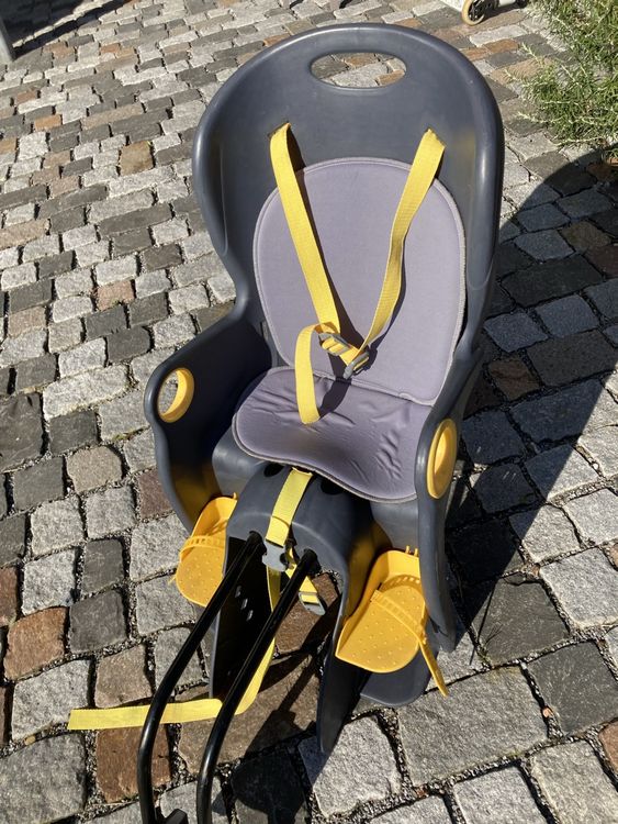 Kinder Fahrrad Rücksitz Mit Armlehnen & Fußst Produktbild-Vorschau 10
