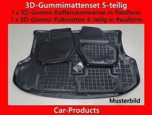 Audi Tappeti & Tappetini: 3D-Gummi-Set 5-teilig Audi E-Tron 2019- – Nuovo e nell'imballaggio originale da Rielasingen-Worblingen venduto da Autogummimatten