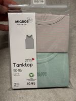2x Débardeurs t-shirt tanktop Neuf 110 - 116