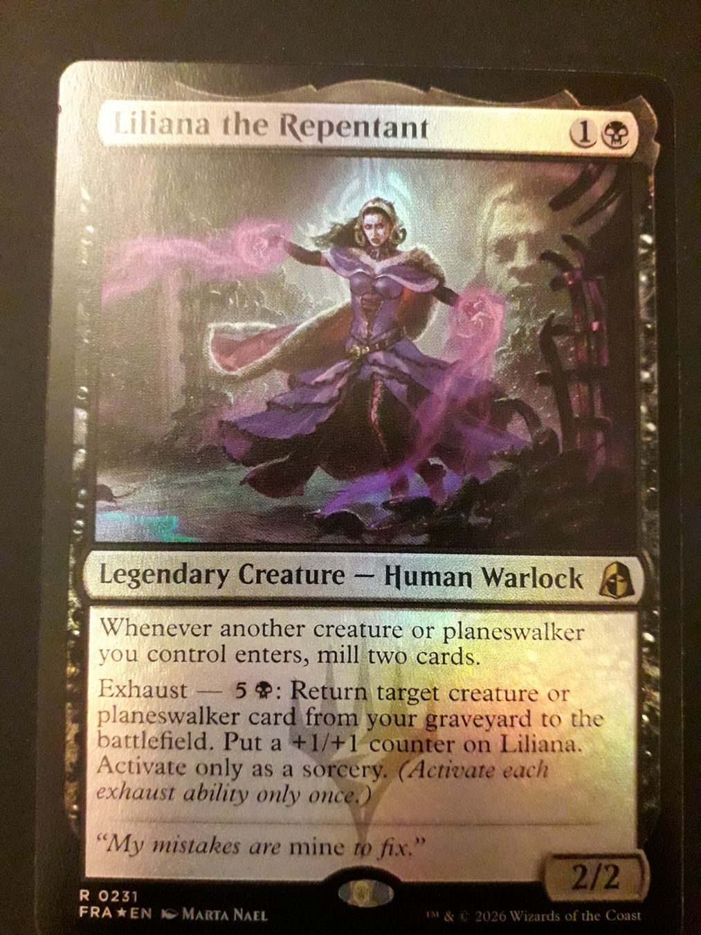 Magic The Gathering Cartes à collectionner: MTG - Foil "Liliana the repentant" – D'occasion à Lausanne par and_n6mz