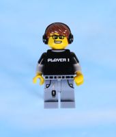 Lego Minifigur Player 1 ohne Videospiel