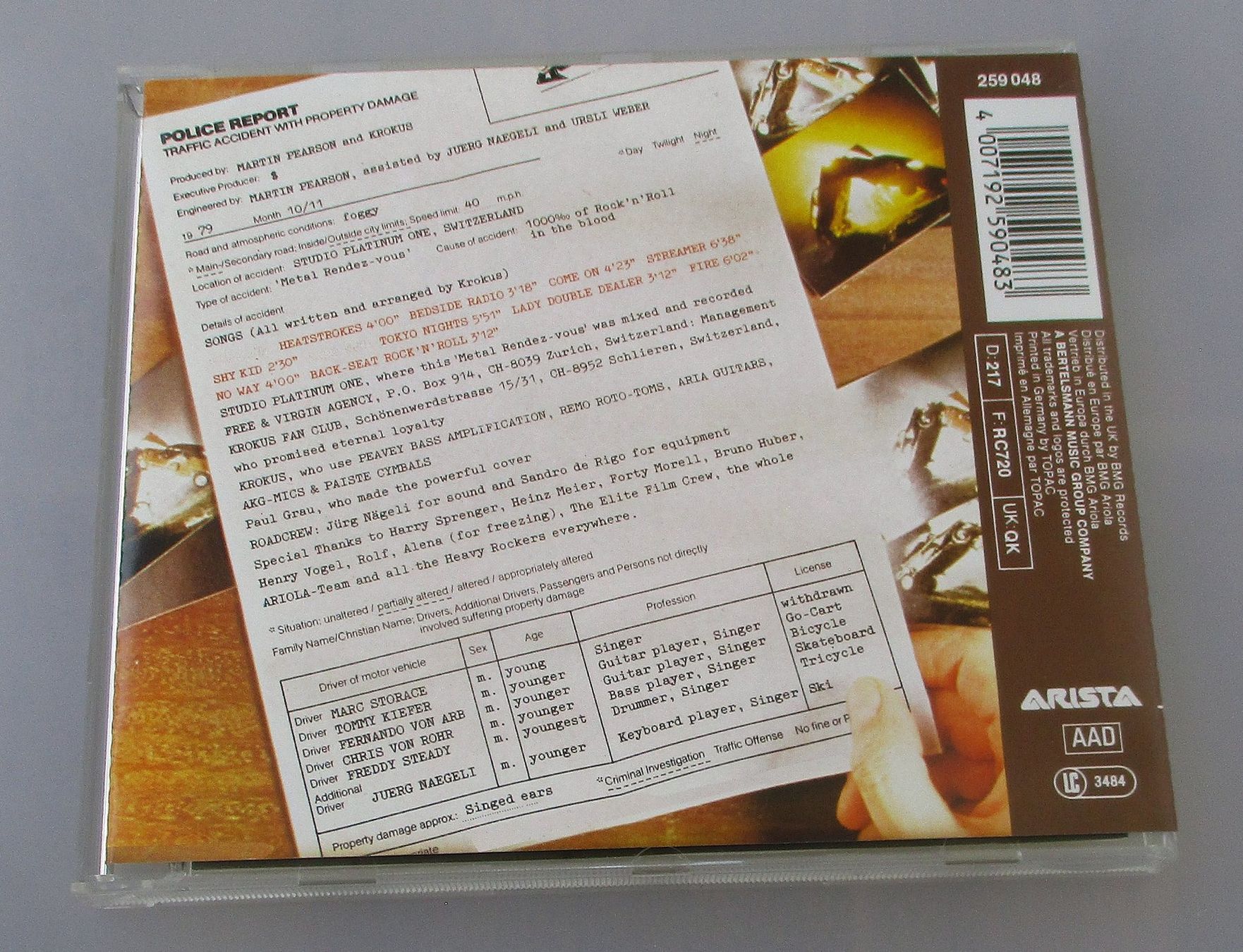 CDs: KROKUS - Metal Rendez-vous – D'occasion à Wattwil par Muriel11 1