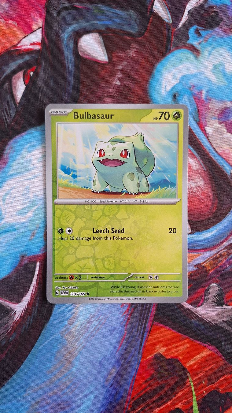 Pokémon Sammelbilder & Trading cards: Bulbasaur Bisasam - Reverse Holo - Pokemon Mew 151 – Gebraucht aus Altstätten SG von GGsGameshop