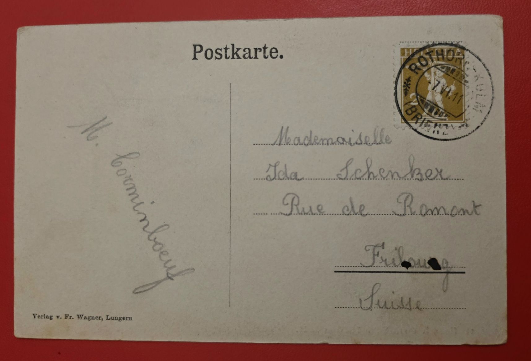 Cartoline postali: Postkarte Brienz  – Usato da Bern venduto da Kocholo 1