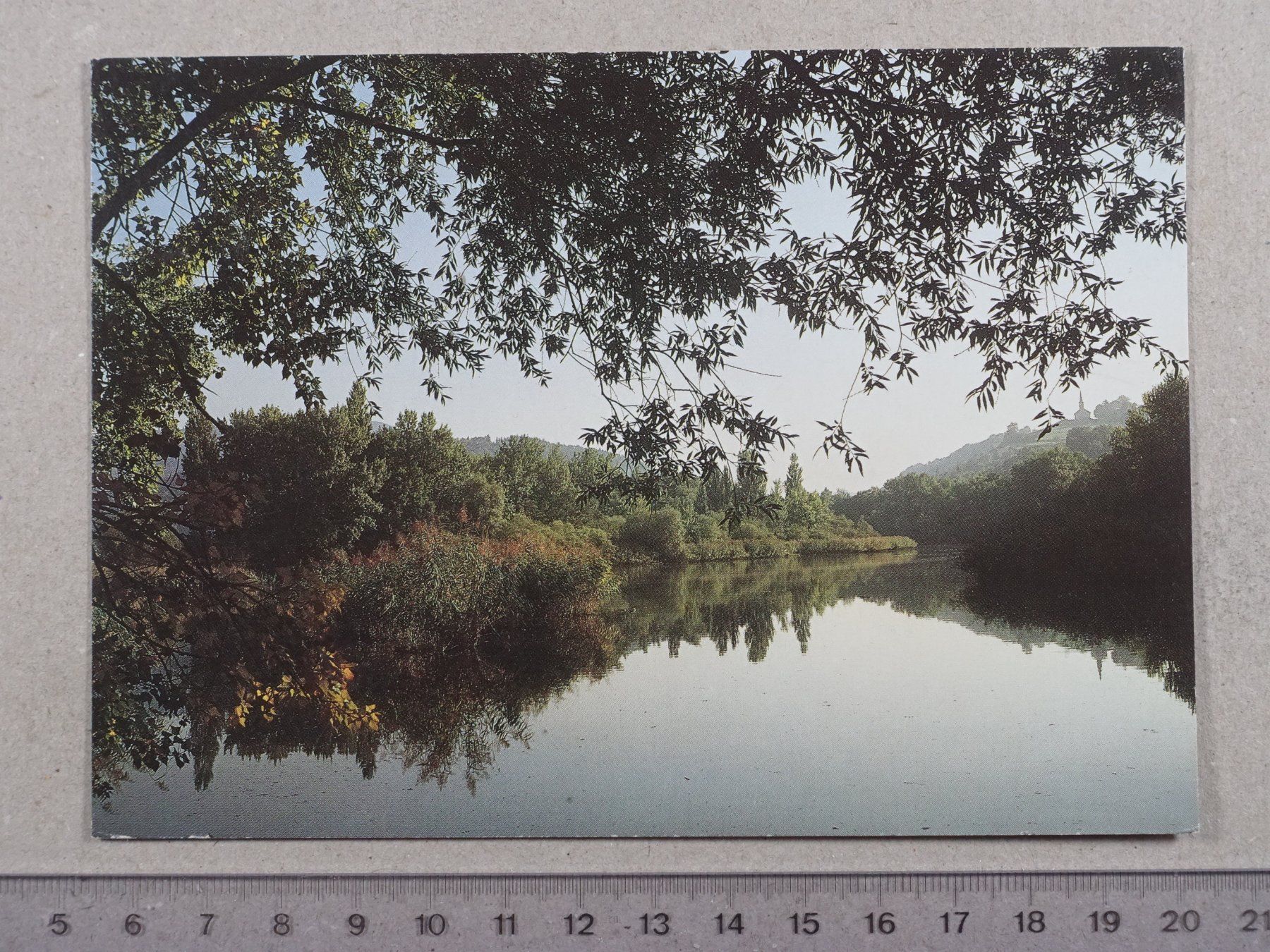 Cartoline postali: Alter Rhein bei Rüdlingen – Usato da Lenzburg venduto da fh1