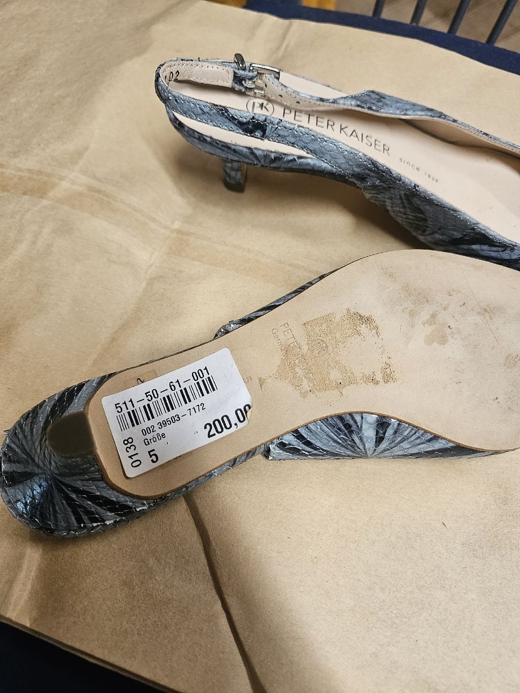 Kaiser Scarpe da donna: Peter Kaiser Sandaletten – Nuovo (secondo la descrizione) da Luzern venduto da bagija 2