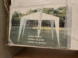 Garten Pavillon Party Zelt weiss 3x3 meter gebraucht