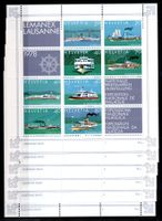 1978 LEMANEX - Blöcke mit  Nr. 1 - 6 postfrisch SBK 65.--