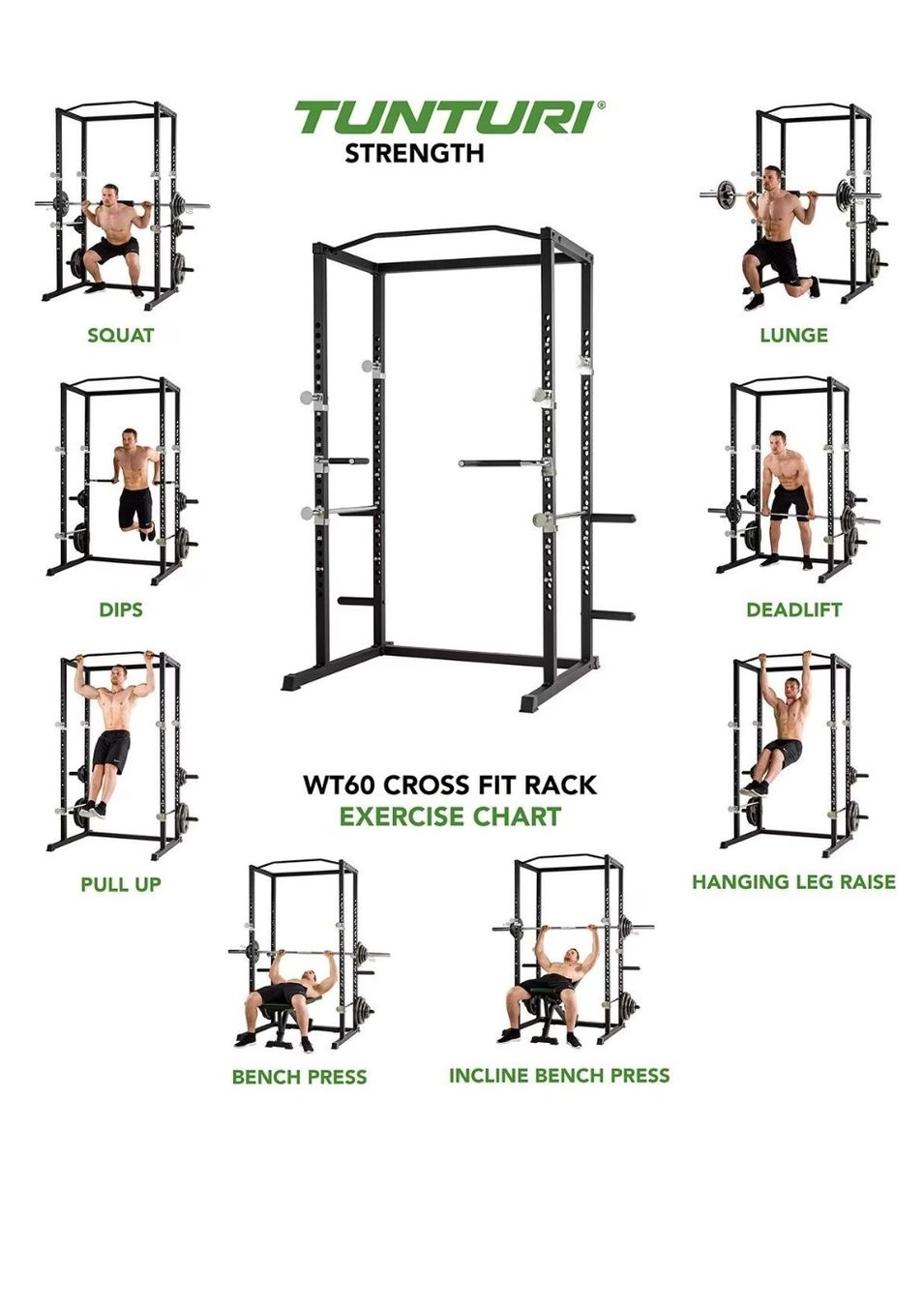 Tunturi Hometrainer: Tunturi Cross Training Rack WT60 Squat Rack – Usato da Olten venduto da Gsorxx 2