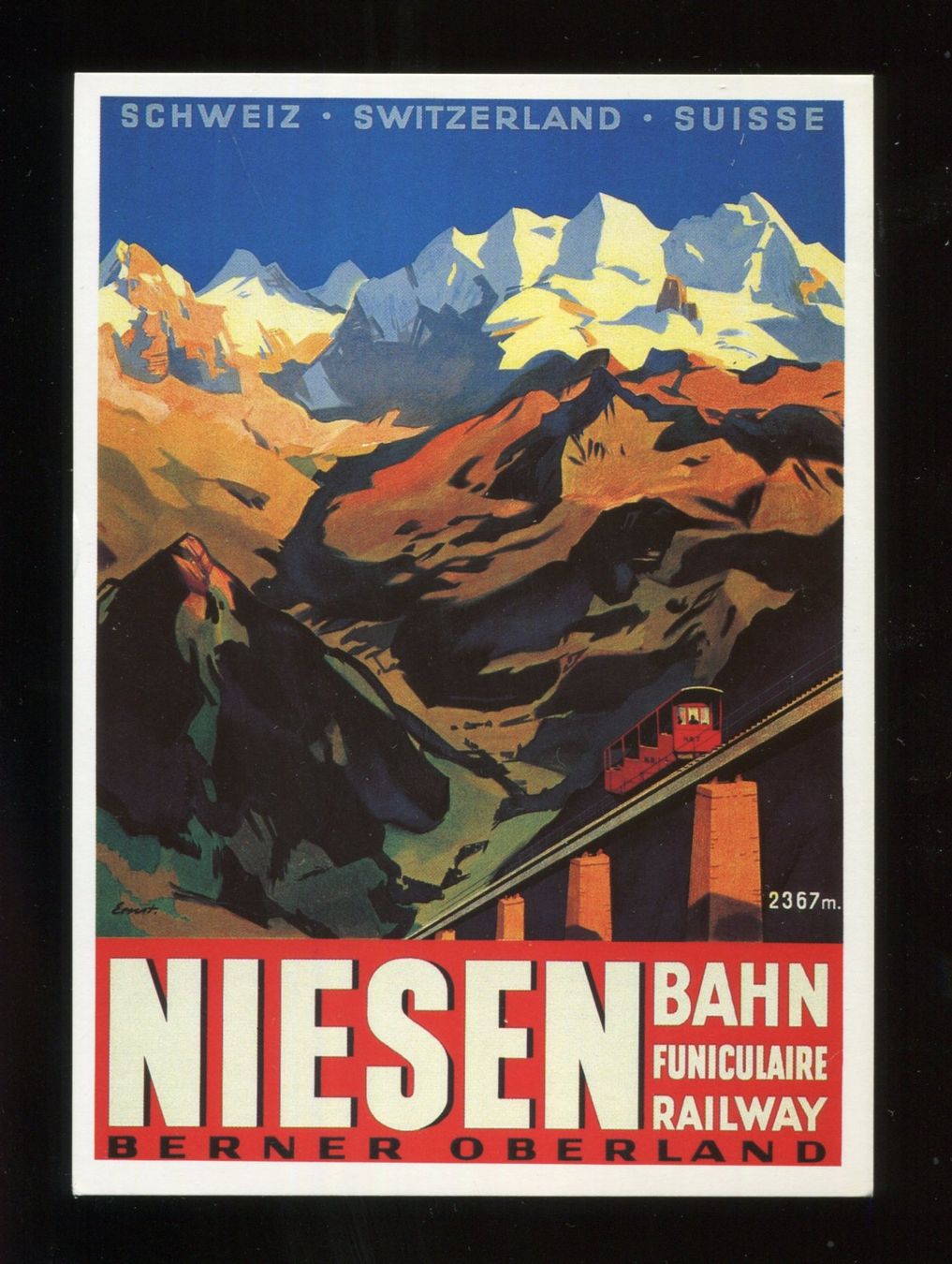 Ansichtskarten: Niesenbahn – Gebraucht aus Aarau von Elmaar41