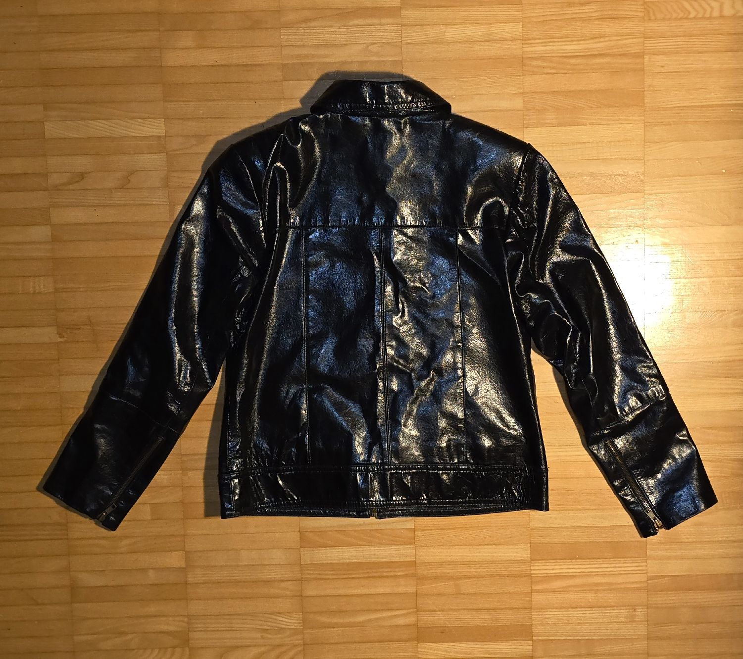 Giacche: schwarze Lederjacke 100 % Leder – Nuovo (secondo la descrizione) da St. Gallen venduto da A.W.128 4