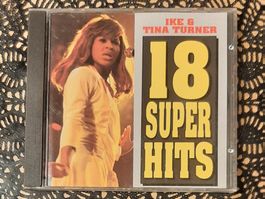 Ike & Tina Turner - 18 Super Hits, USA R&B CD Album 1988