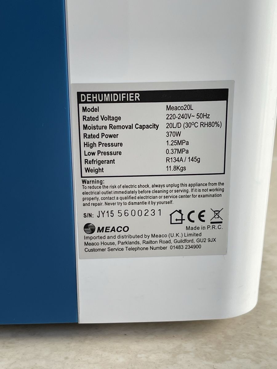 Luftentfeuchter: Luftentfeuchter MEACO 20L, guter Zustand – Gebraucht aus Zürich von Pitschi17 2