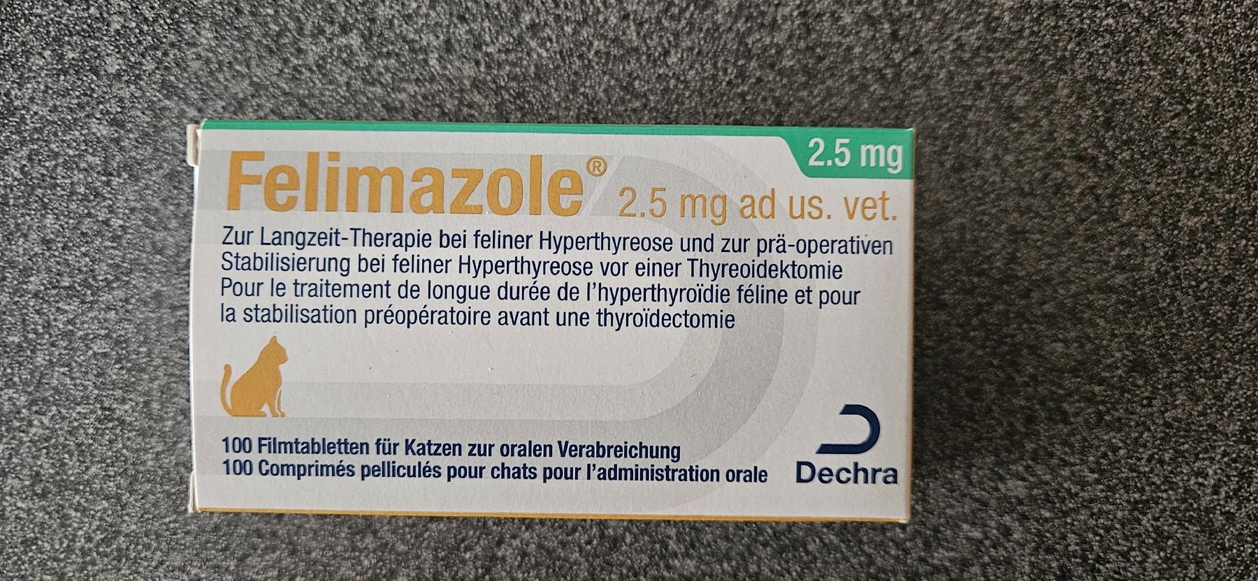Futter: Felimazole 2.5 mg, Katzen Schilddrüsenüberfunktion – Neu (gemäss Beschreibung) aus Rorbas von ScorpionBay