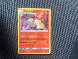 Pokemon Typhlosion Holo Lost Thunder Near Mint