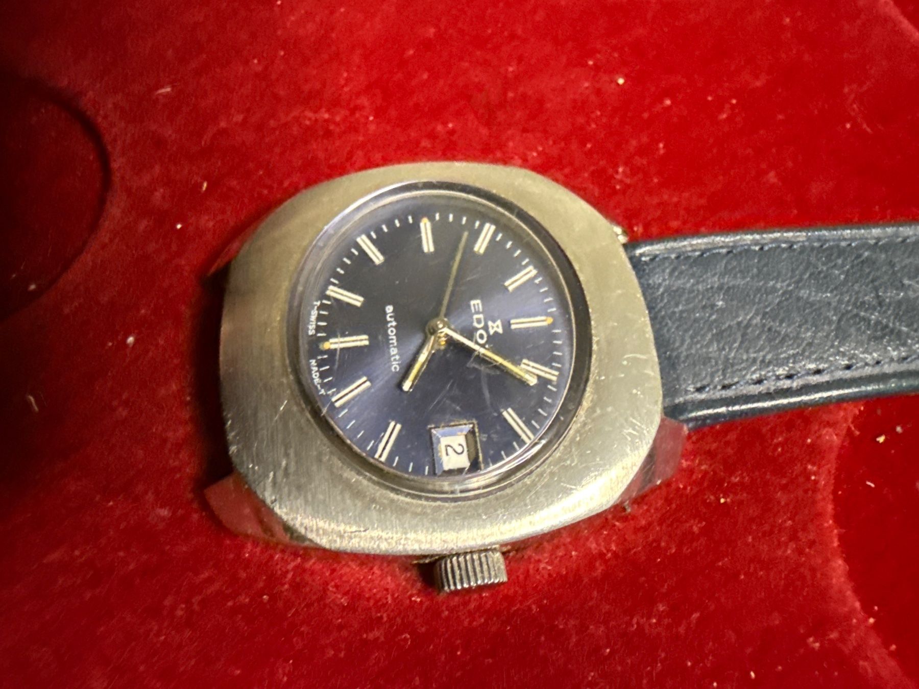 Edox Uhren: Edox Vintage Automatic 35 mm – Gebraucht aus Pfeffingen von Allhandelklgwatches 1