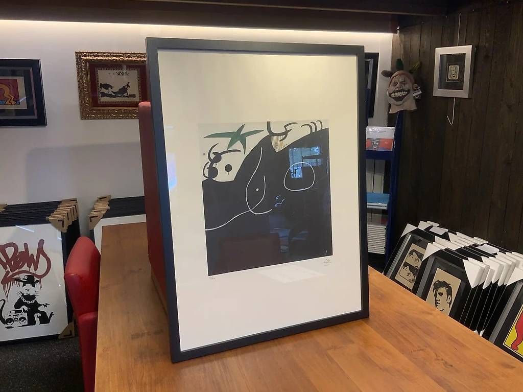 Grafica & Litografie: Joan Miro Lithografie "Frau vor einer Sternschnuppe III" – Usato da Unterwasser venduto da mic_n5hh 3