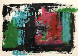 Abstraktes Gemälde 50/70cm