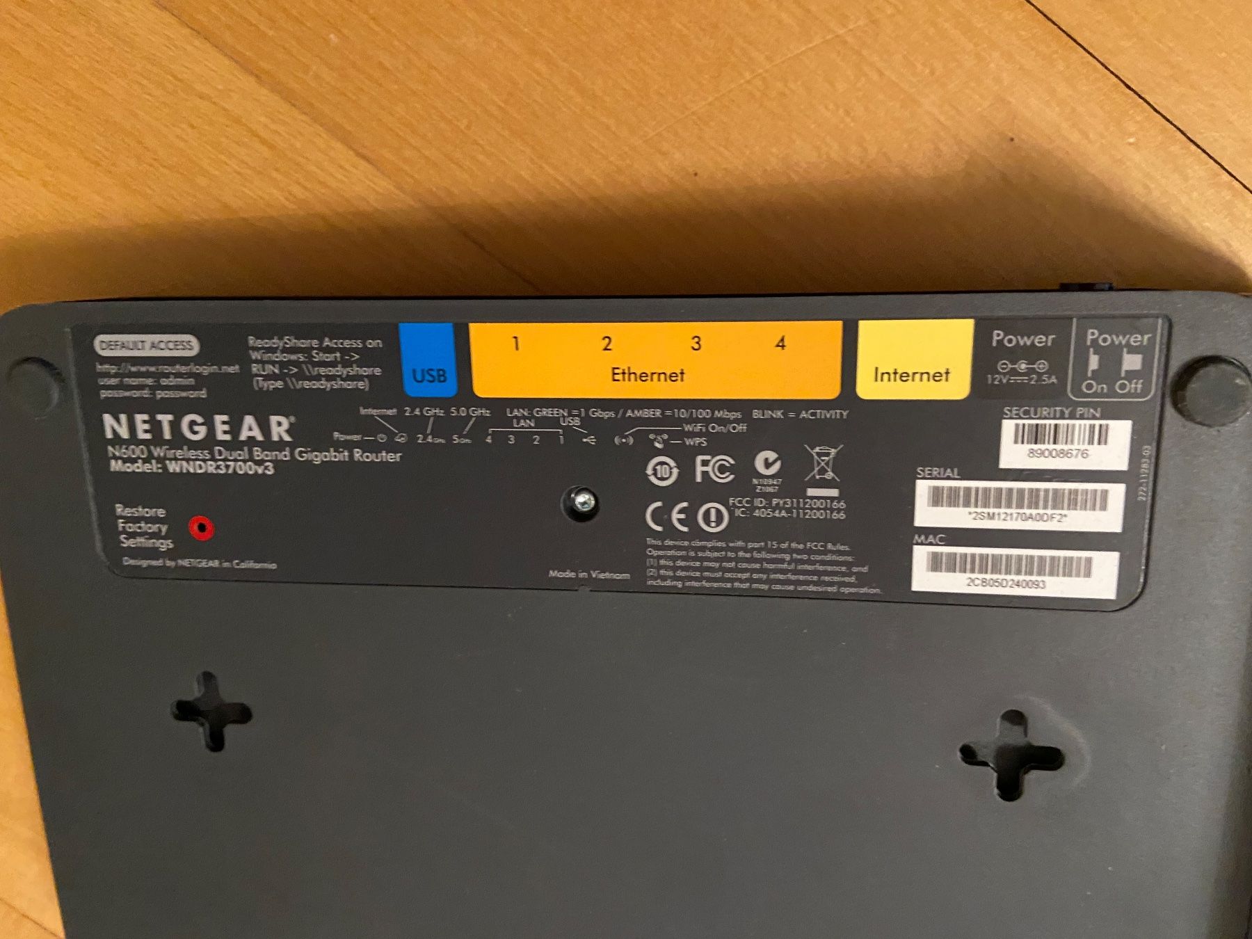 Netgear Modem & Router: NETGEAR N600 – Usato da Burgdorf venduto da Bunnyface 3