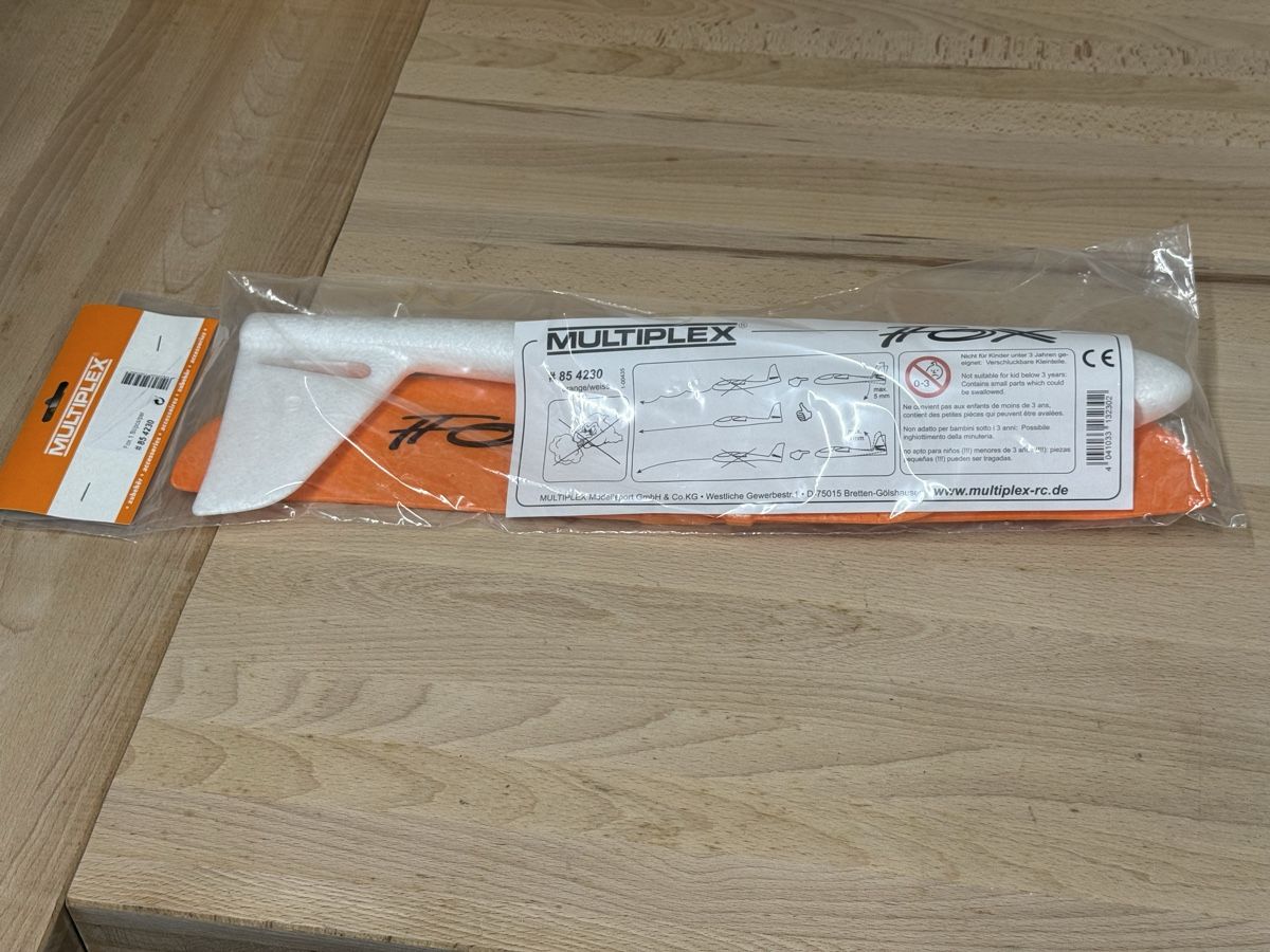 Kit di modellismo & Modellini statici: Multiplex Fox Segelflugzeug – Nuovo e nell'imballaggio originale da Roggwil BE venduto da fengshui