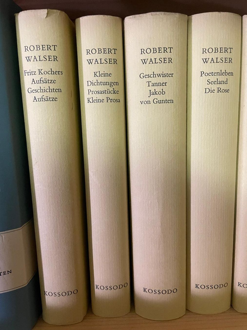 Libri: Robert Walser Das Gesamtwerk 13 Bücher – Usato da Frauenfeld venduto da Fortserj 1