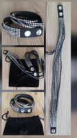 swarovski original armband Leder Schwarz mit Steinen