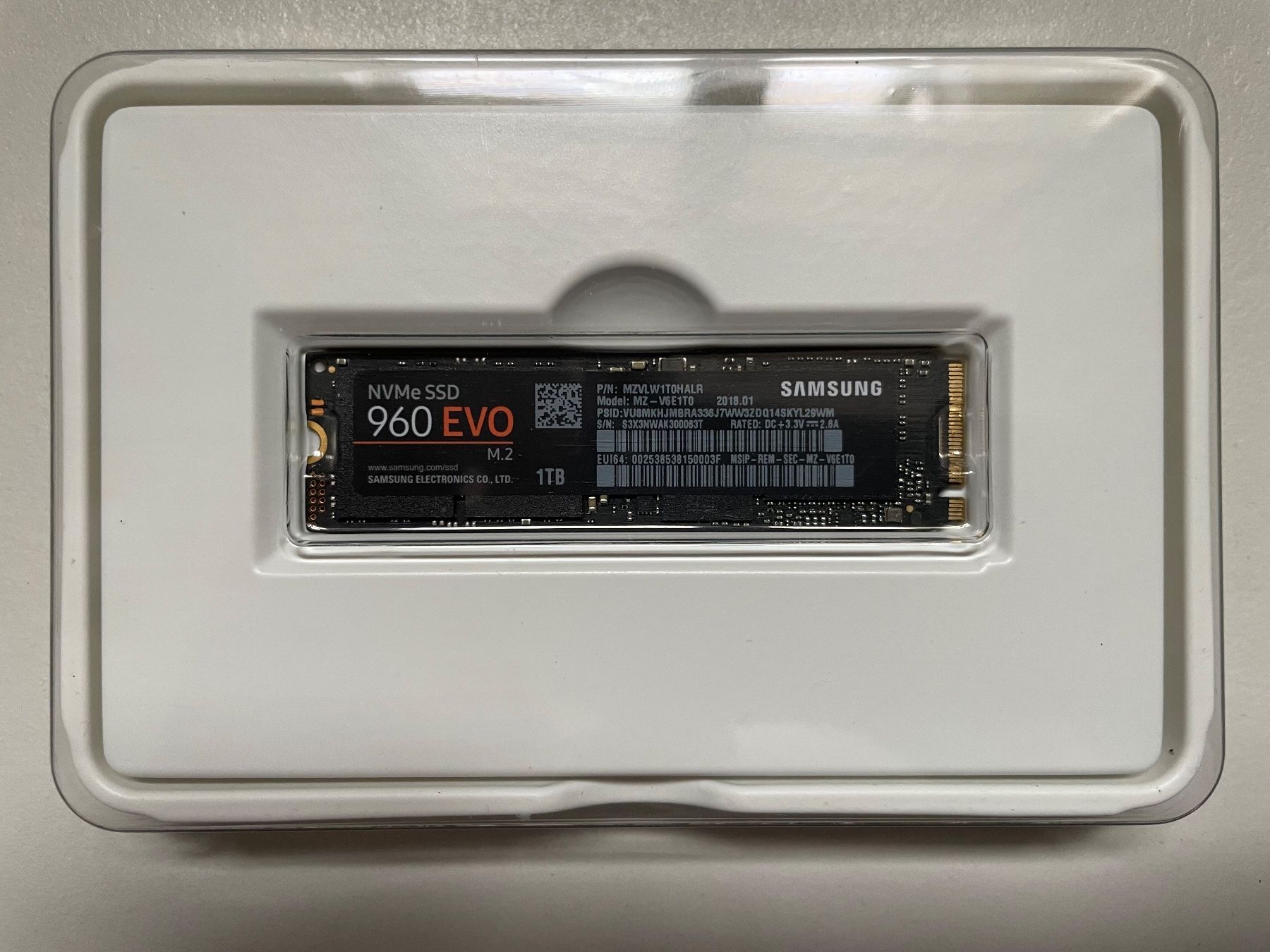 Samsung Dischi rigidi: Samsung 960 EVO M2 NVMe SSD 1 TB – Usato da Fislisbach venduto da gueselpeter 2
