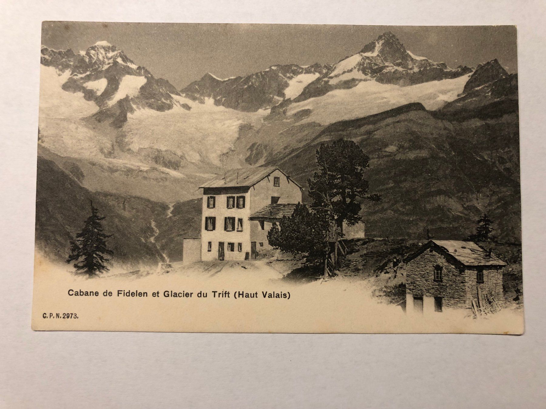 Cartoline postali: Ansichtskarte Cabane de Fidelen Triftgletscher Wallis – Usato da Pfäffikon ZH venduto da Waltoversand