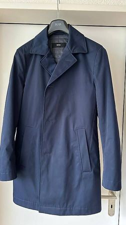 Hugo Boss Mantel blau Grösse 48