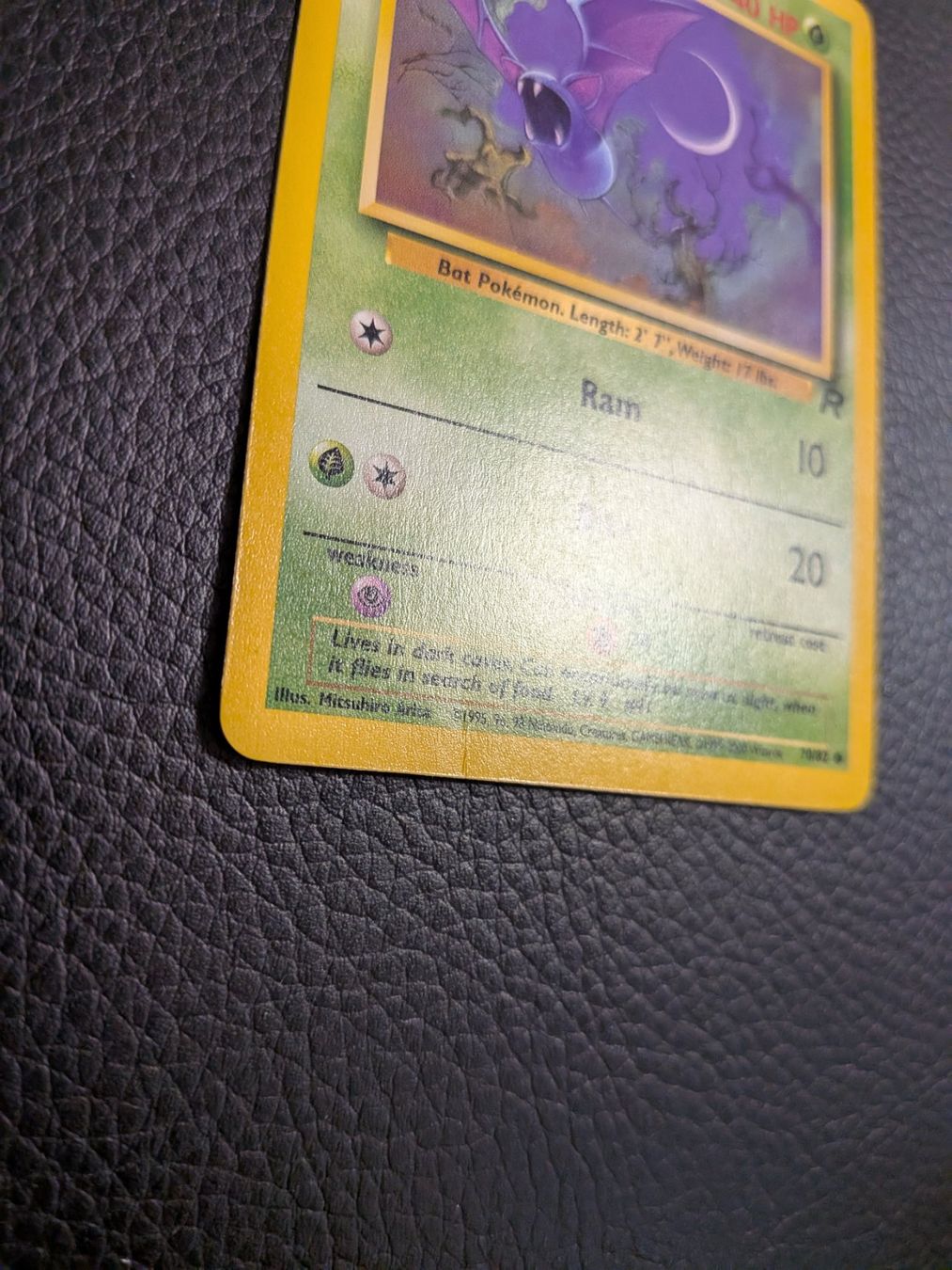 Pokémon Carte collezionabili: Team Rocket Zubat 70/82 Ab 1 – Usato da Paradiso venduto da Pkmn10 1