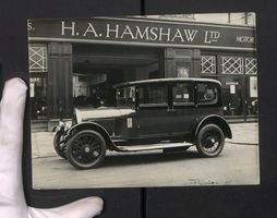 Fotografie Leicester, Auto Hotchkiss, Ha