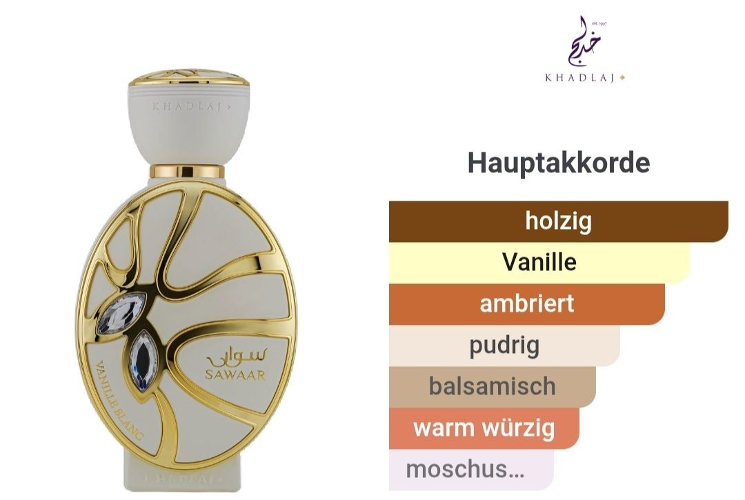 Parfum & Eau de Toilette: KHADLAJ Sawaar Vanille Blanc Extrait – Neu (gemäss Beschreibung) aus Winterthur von Je. 2