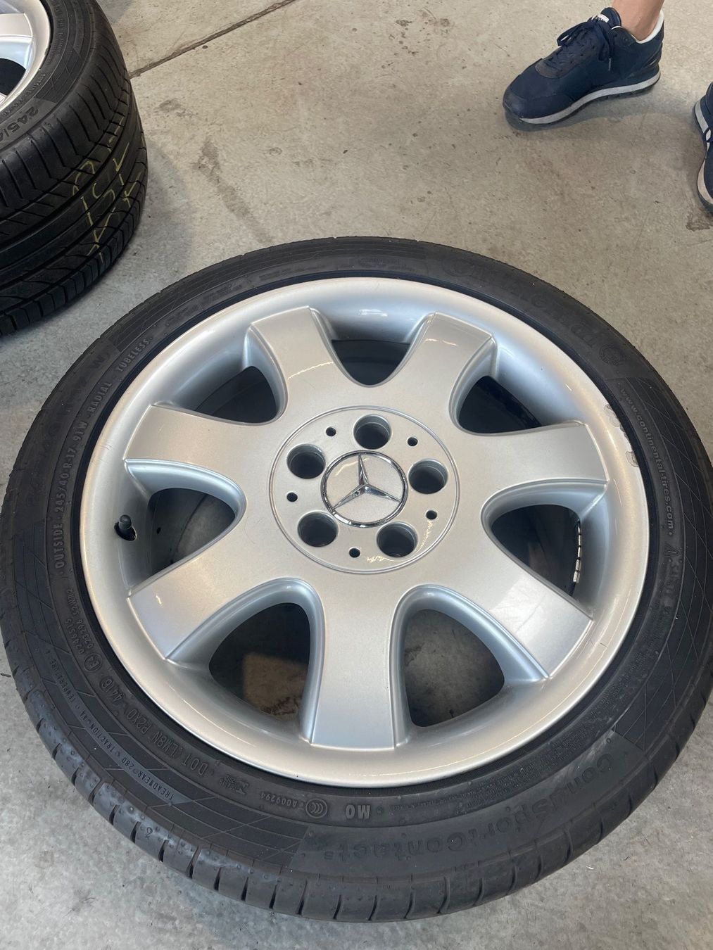 Continental Pneumatici & Ruote complete: MERCEDES CLK 230 Kompressor Komplettrad – Usato da Lyss venduto da spa_fc2c 3