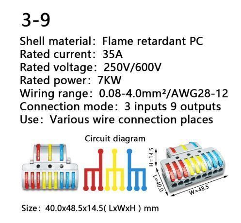 Componenti elettronici: Connecteur à sortie multiples 7 types Multiple Output Connec – Nuovo e nell'imballaggio originale da Delémont venduto da abonprix 5