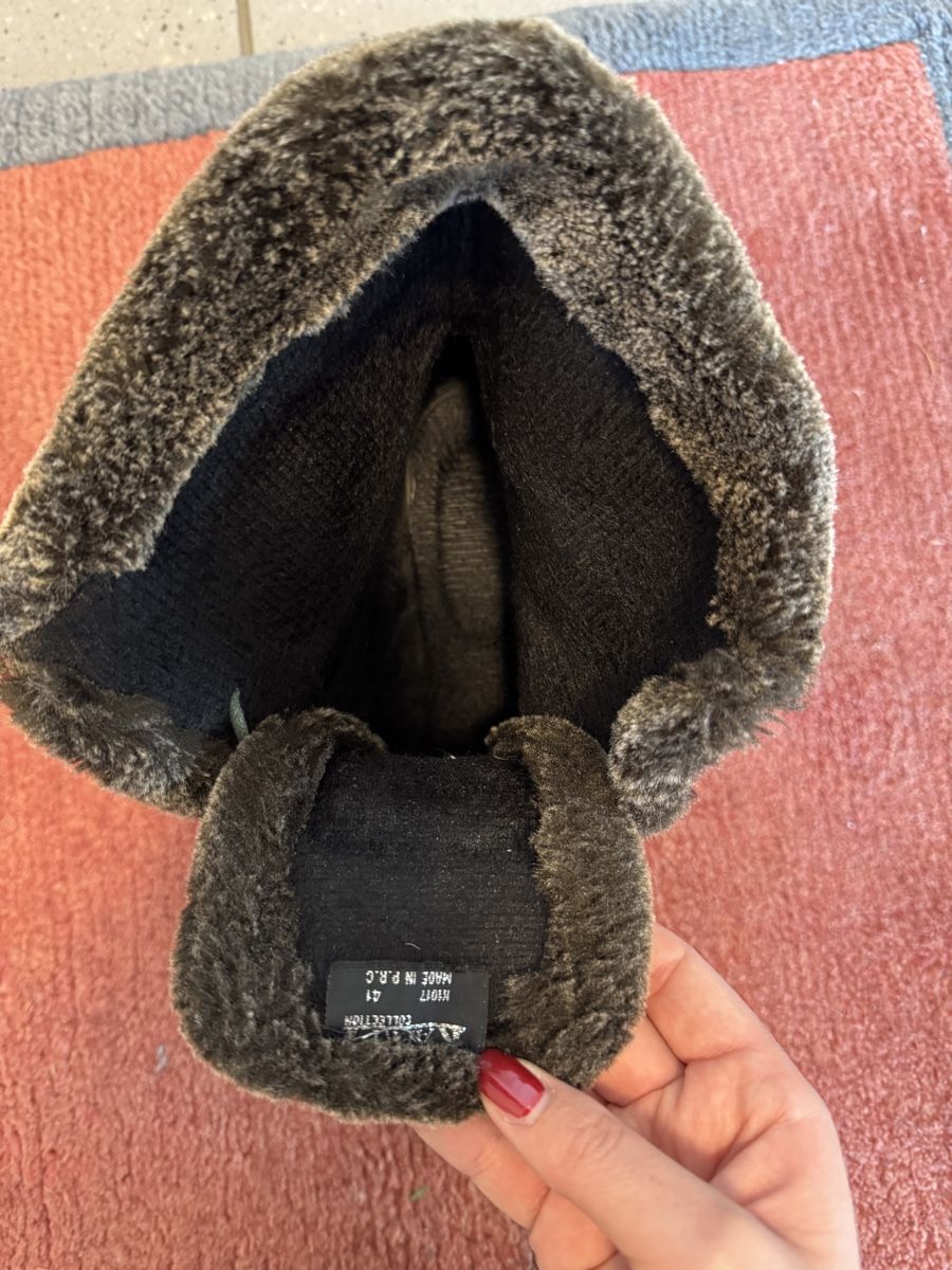 Damenschuhe: Leder Stiefel mit Absatz und Fell – Gebraucht aus Aesch BL von comven 4