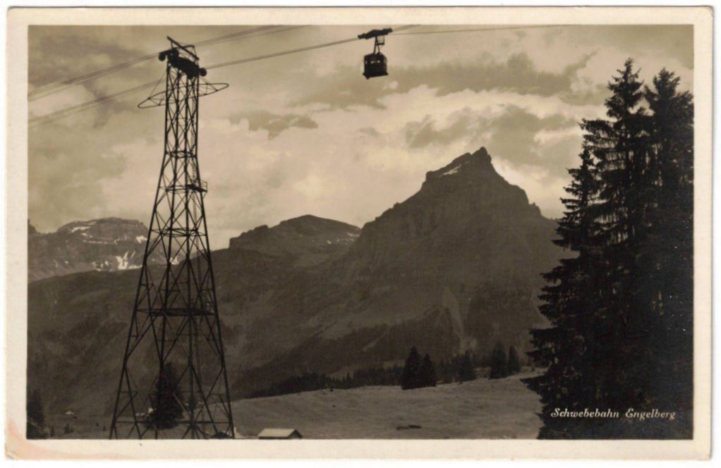 Cartoline postali: Engelberg - Luftseilbahn Gerschnialp--Trübsee – Usato da Binningen venduto da Mountainrider