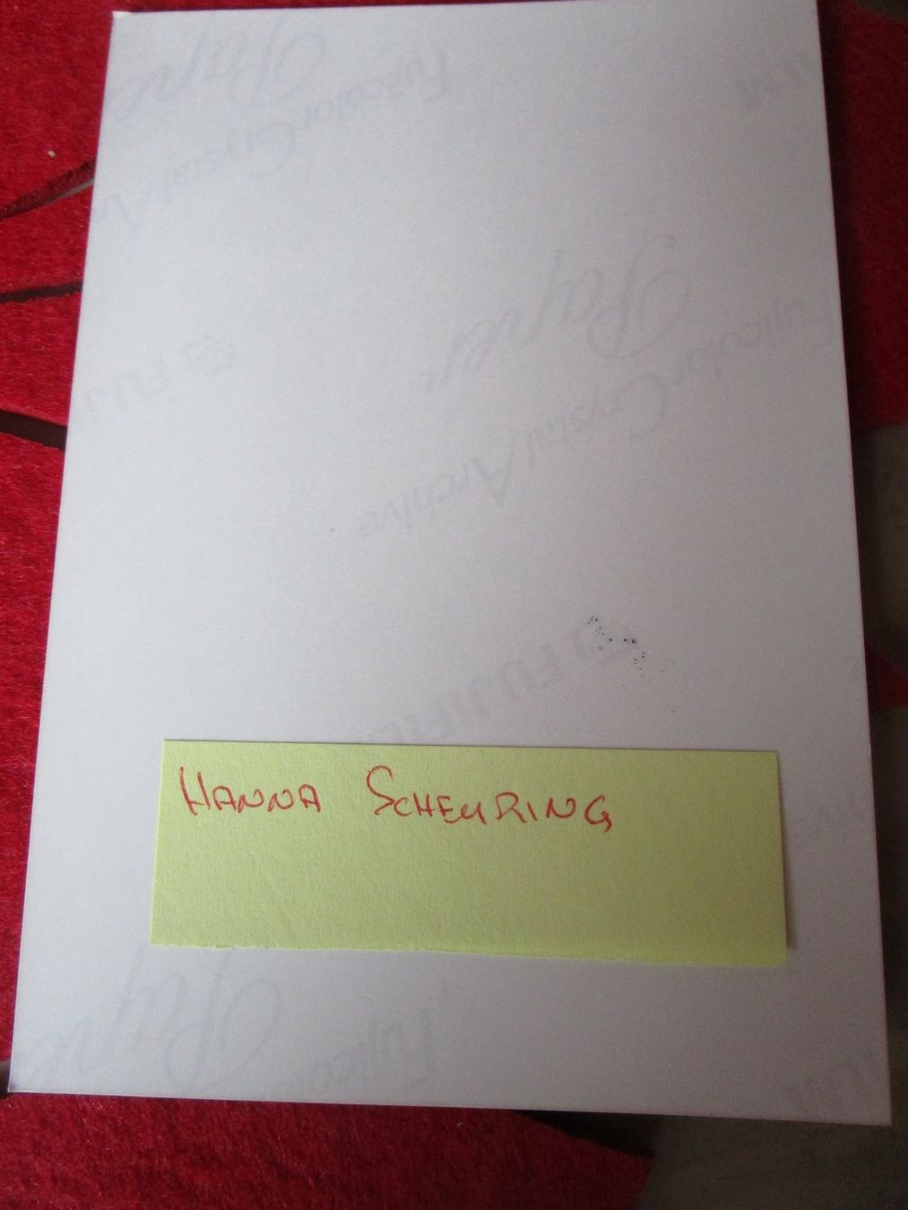 Autografi: ANTIKES AUTOGRAMM HANNA SCHEURING LÜTHI UND BLANC CH – Usato da GUTENSWIL venduto da Alpina6 1