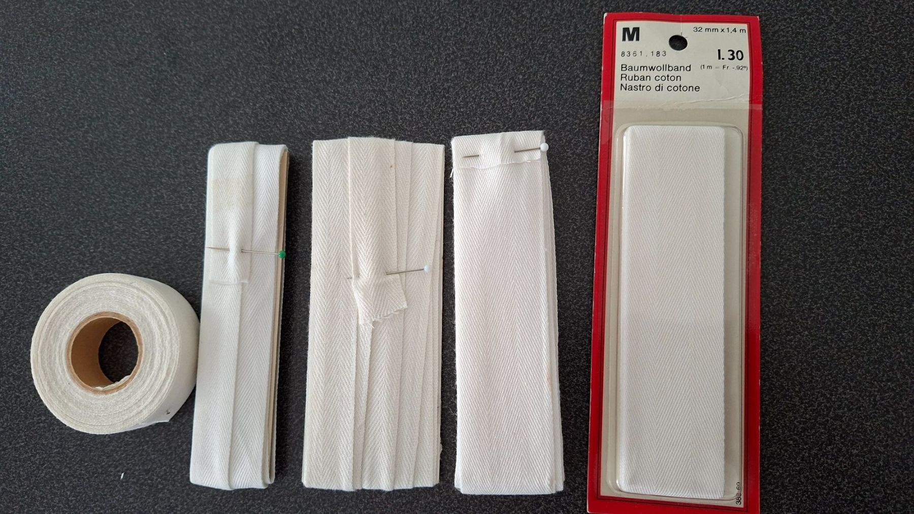 Nastri decorativi: Näh-Set: Baumwollbänder – Usato da Gattikon venduto da jeansgli