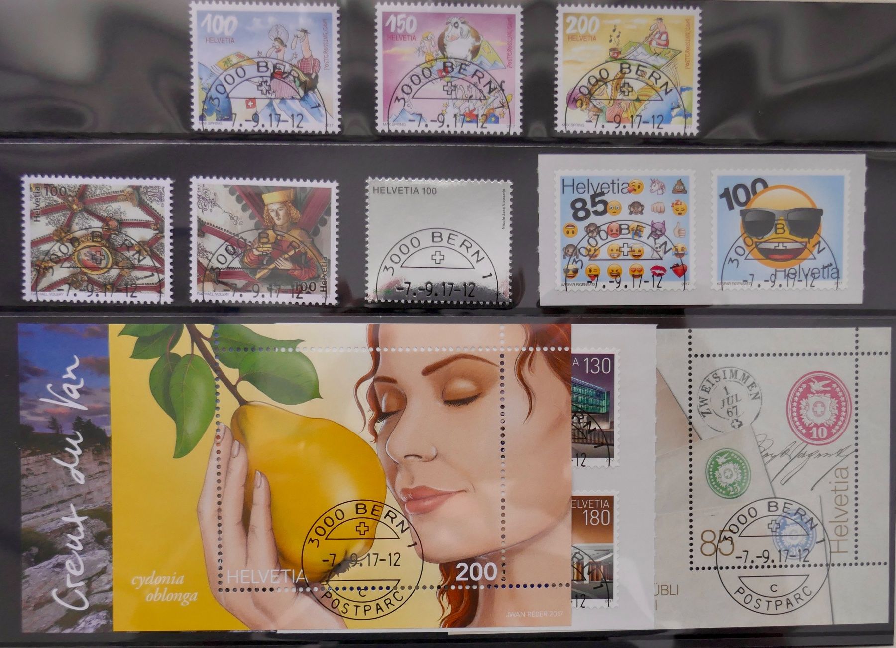 Tous les timbres: Schweizer Briefmarken ET-Jahresserie 2017 – Neuf (Voir description) à Möhlin par PHILABARTIS 1