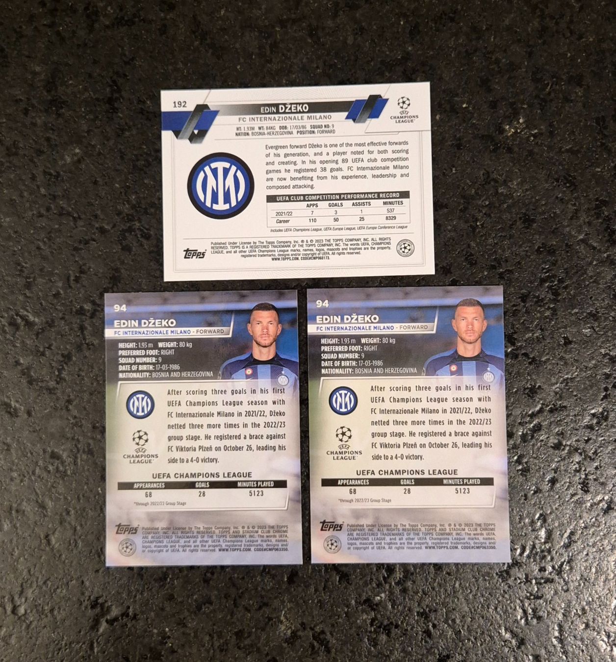 Topps Carte collezionabili: Edin Dzeko - Inter Milan - Topps – Nuovo (secondo la descrizione) da Burg AG venduto da Danoe 1